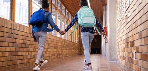 student with two adults